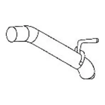 Tuyau d'échappement ROMAX 37 5 011 pour OPEL ASTRA 1.7 CDTI - 131cv