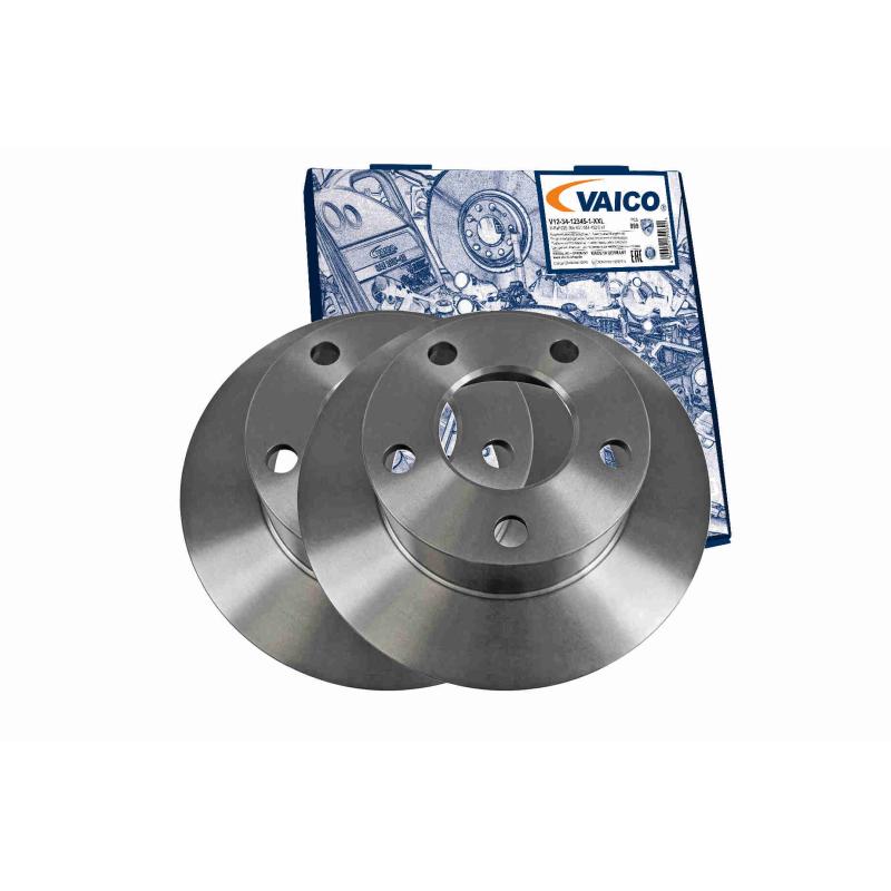 Jeu de 2 disques de frein arrière VAICO V10-40018 - Visuel 1