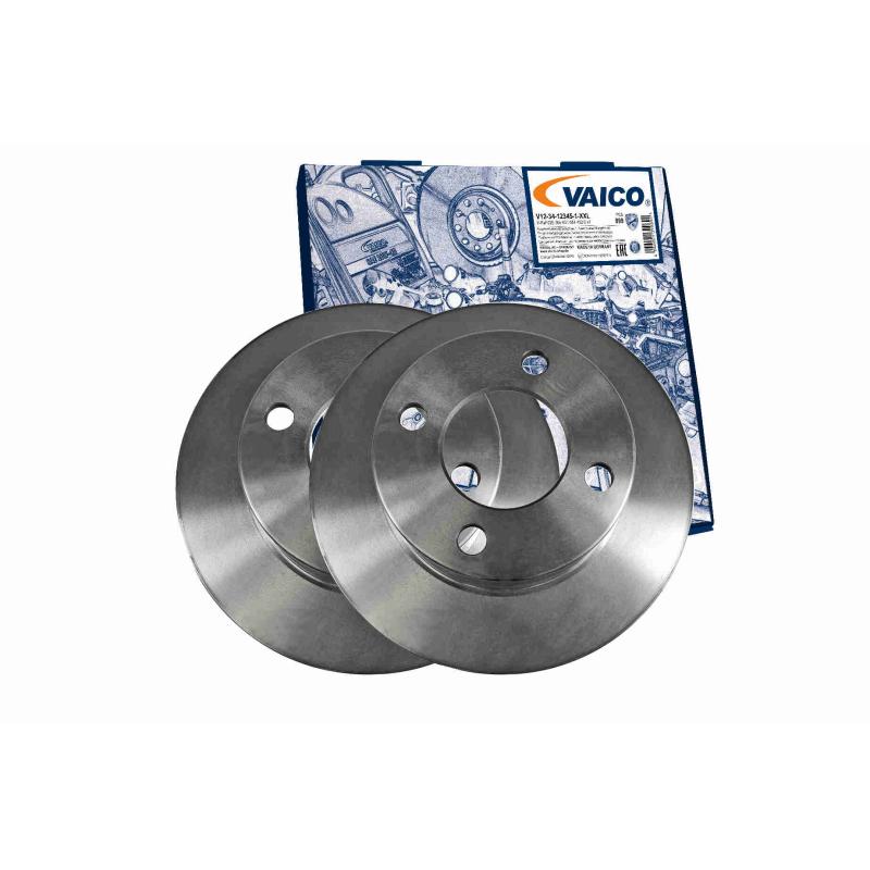 Jeu de 2 disques de frein arrière VAICO V10-40035 - Visuel 1