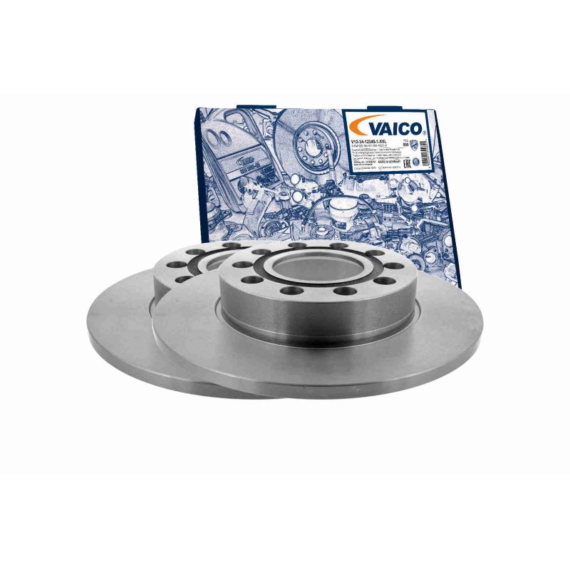 Jeu de 2 disques de frein arrière VAICO V10-40078 - Visuel 1
