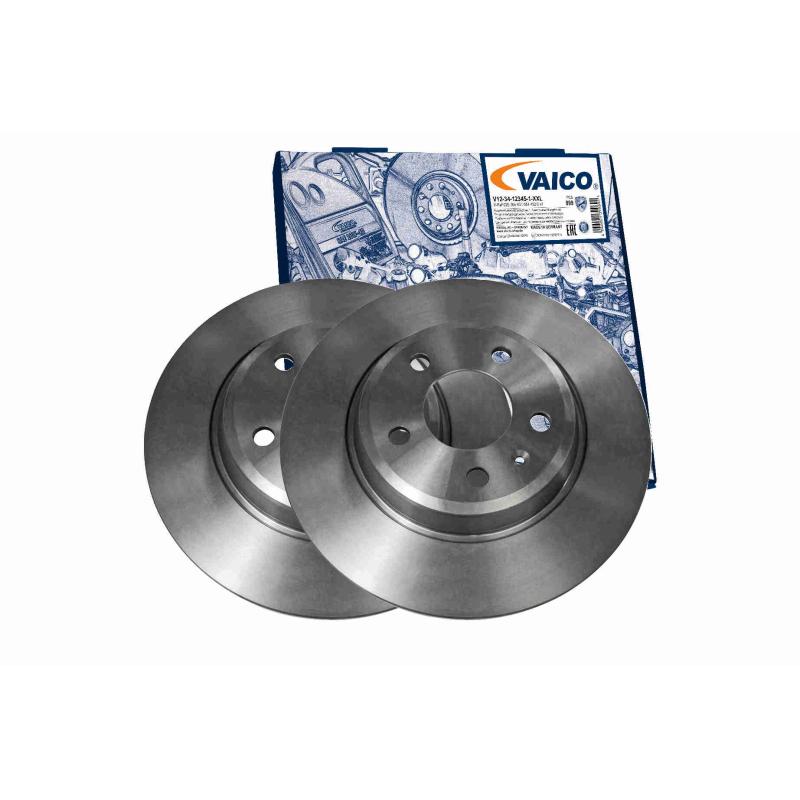 Jeu de 2 disques de frein arrière VAICO V10-40083 - Visuel 1