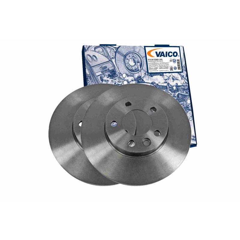 Jeu de 2 disques de frein avant VAICO V10-80080 - Visuel 1