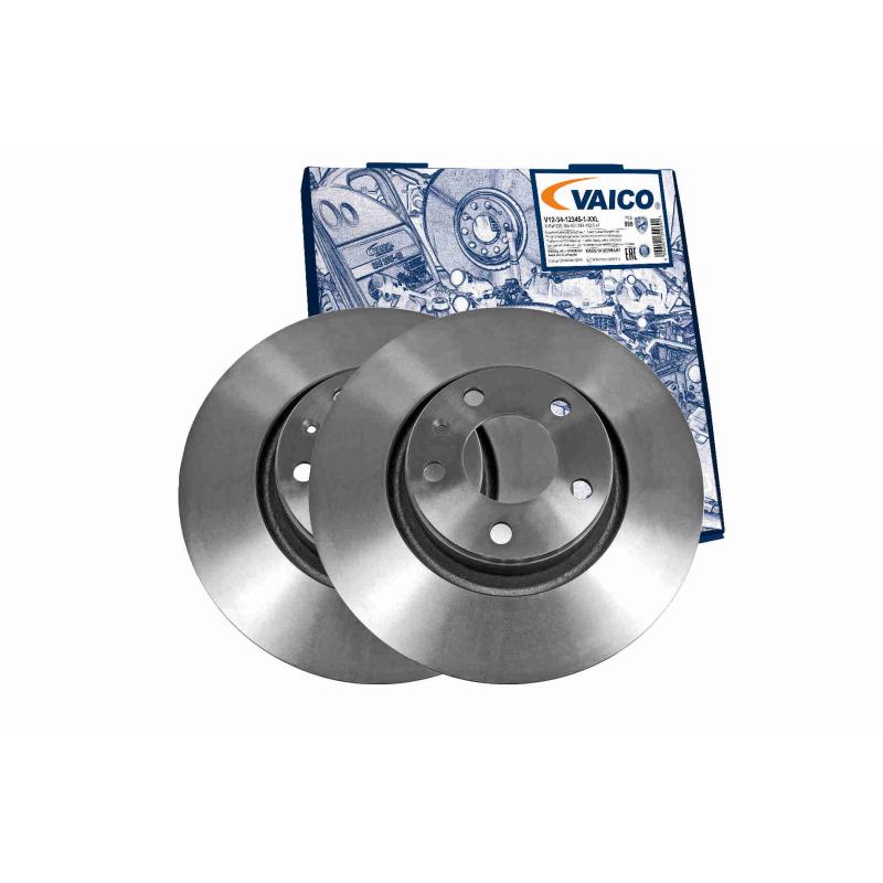 Jeu de 2 disques de frein avant VAICO V10-80090 - Visuel 1