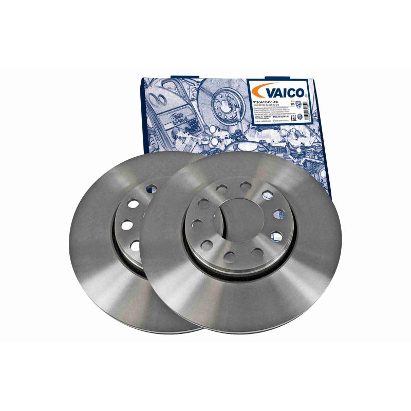 Jeu de 2 disques de frein avant VAICO V10-80098 - Visuel 1