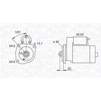 Démarreur MAGNETI MARELLI OEM 31013170