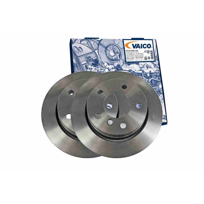 Jeu de 2 disques de frein arrière VAICO V20-80042 - Visuel 1