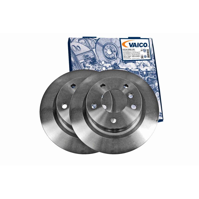 Jeu de 2 disques de frein arrière VAICO V20-80057 - Visuel 1