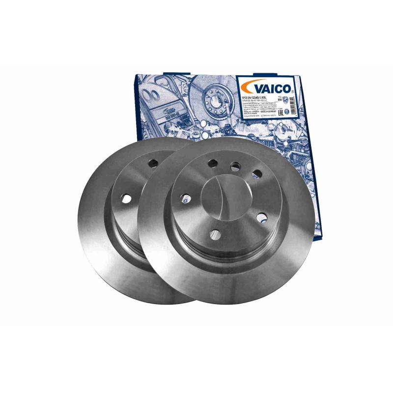 Jeu de 2 disques de frein arrière VAICO V20-80078 - Visuel 1