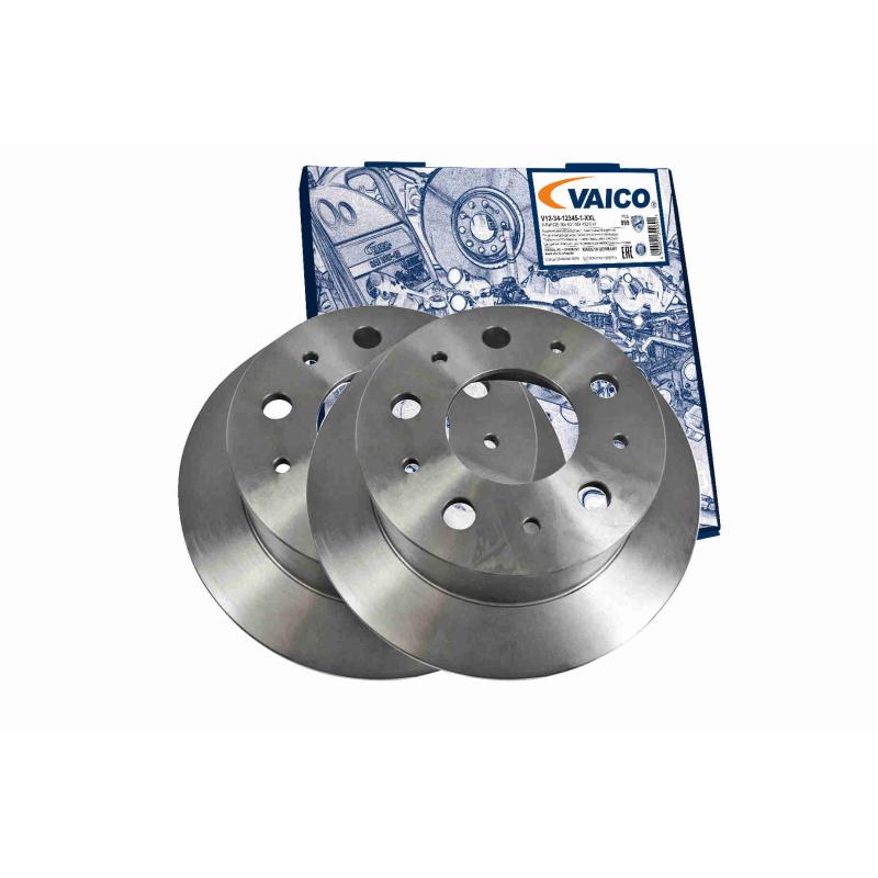 Jeu de 2 disques de frein arrière VAICO V22-40002 - Visuel 1