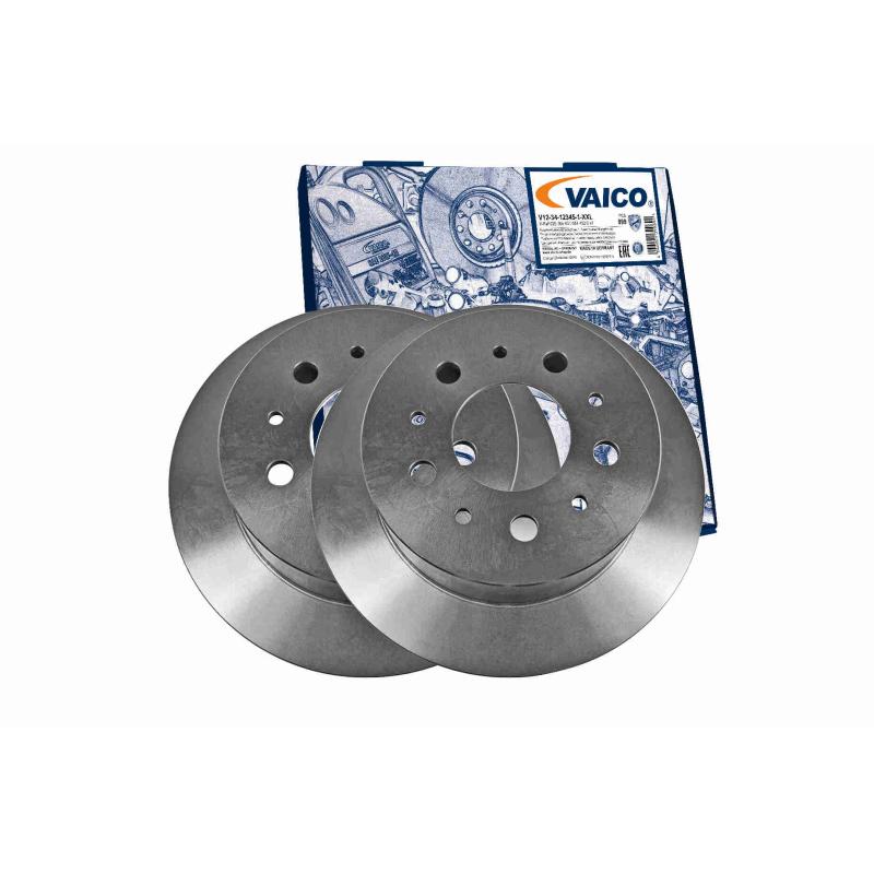 Jeu de 2 disques de frein arrière VAICO V22-40007 - Visuel 1