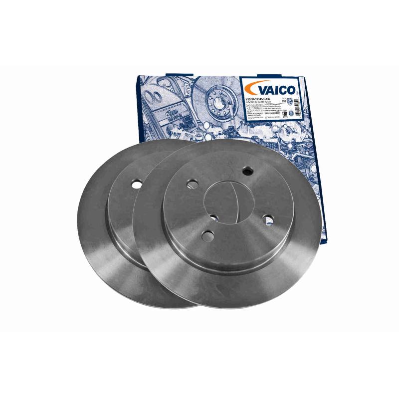 Jeu de 2 disques de frein arrière VAICO V25-40004 - Visuel 1