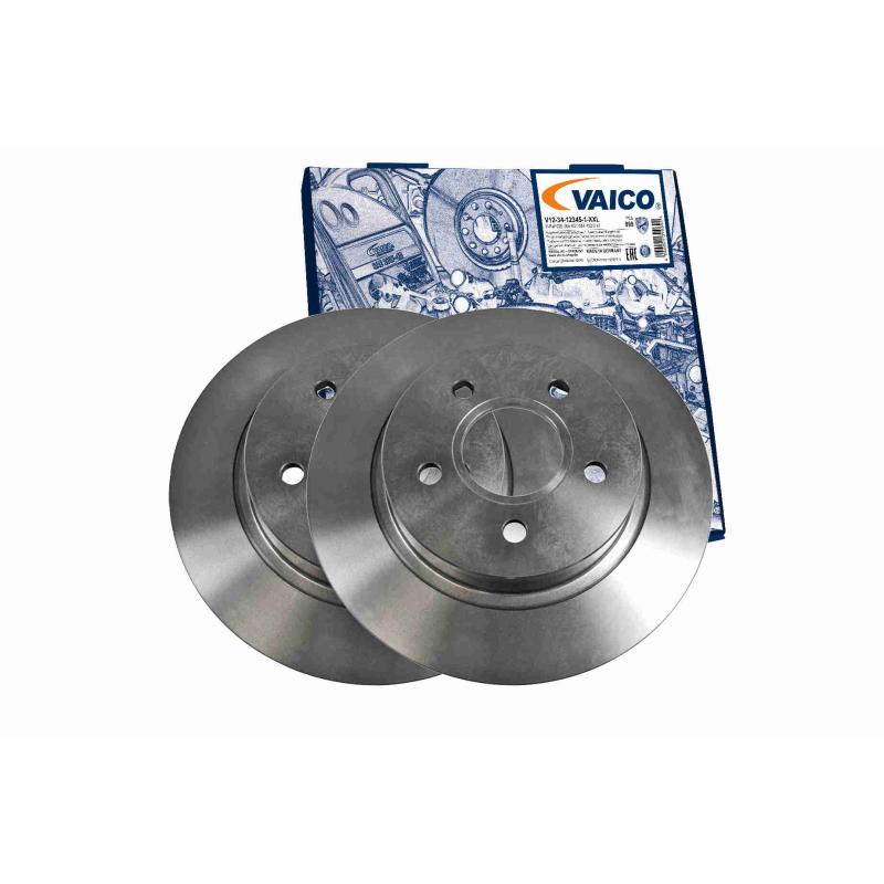 Jeu de 2 disques de frein arrière VAICO V25-40009 - Visuel 1