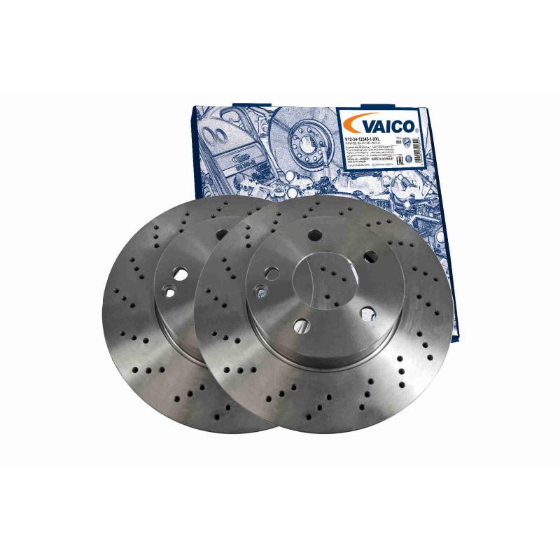 Jeu de 2 disques de frein avant VAICO V30-80067 - Visuel 1