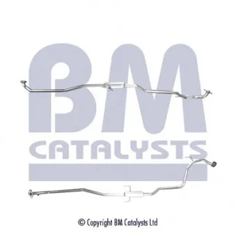 Tuyau d'échappement BM CATALYSTS BM50573