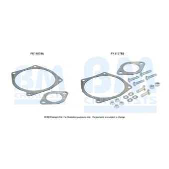 Kit d'assemblage, filtre à particules/ à suie BM CATALYSTS [FK11078]