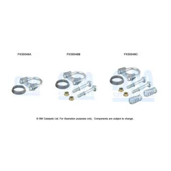 BM CATALYSTS FK50048 - Kit d'assemblage, tuyau d'échappement