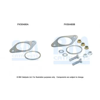 BM CATALYSTS FK50480 - Kit d'assemblage, tuyau d'échappement