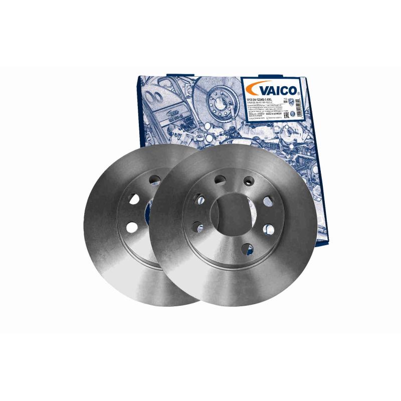 Jeu de 2 disques de frein avant VAICO V40-40005 - Visuel 1