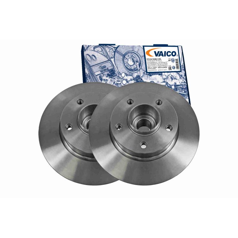 Jeu de 2 disques de frein arrière VAICO V40-40009 - Visuel 1