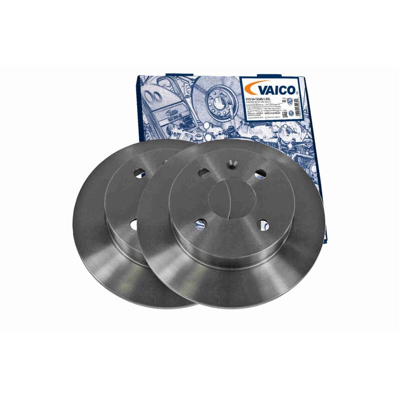 Jeu de 2 disques de frein arrière VAICO V40-40027 - Visuel 1