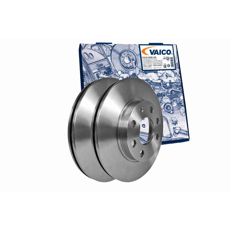 Jeu de 2 disques de frein avant VAICO V40-80025 - Visuel 1