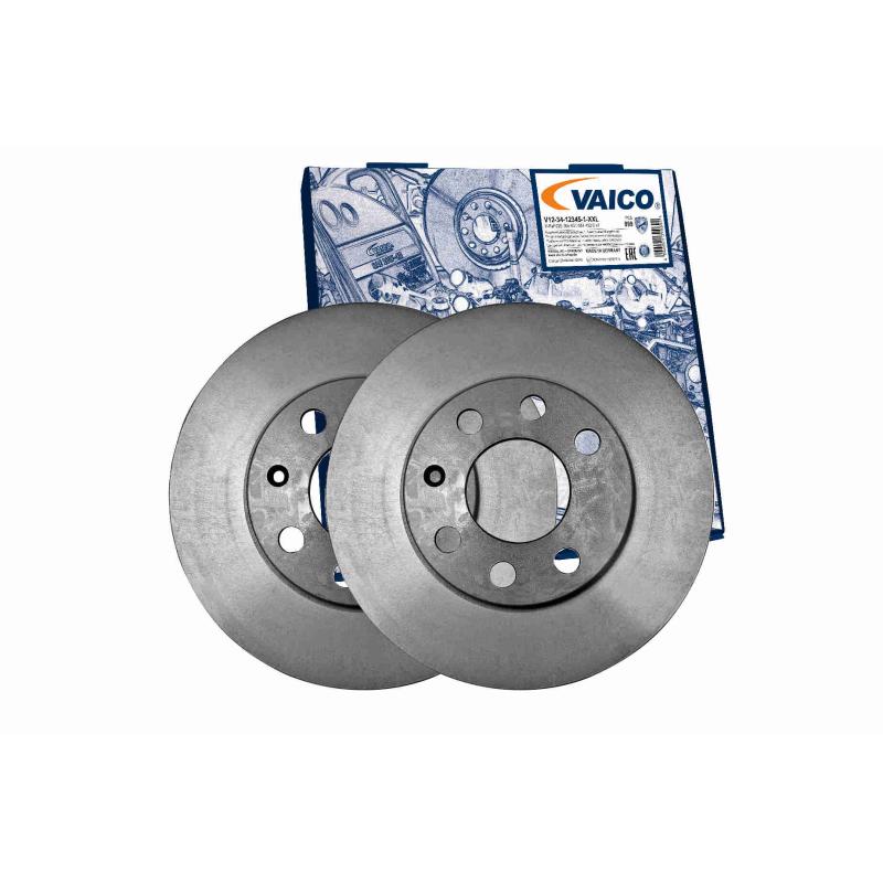Jeu de 2 disques de frein avant VAICO V40-80042 - Visuel 1