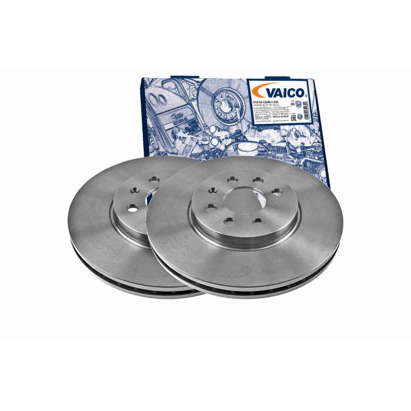 Jeu de 2 disques de frein avant VAICO V40-80049 - Visuel 2