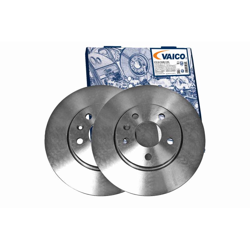 Jeu de 2 disques de frein avant VAICO V40-80053 - Visuel 1