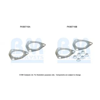 Kit d'assemblage, catalyseur BM CATALYSTS FK90716