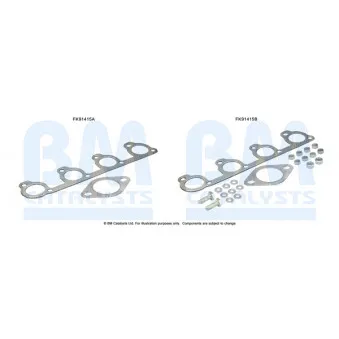 BM CATALYSTS FK91415 - Kit d'assemblage, catalyseur