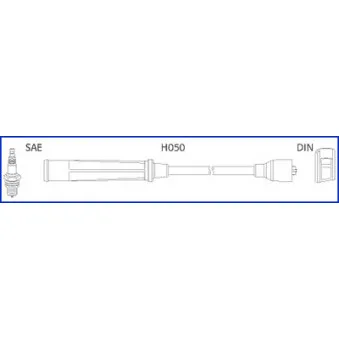 HITACHI 134250 - Kit de câbles d'allumage