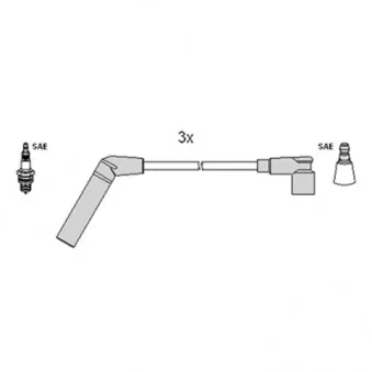 Kit de câbles d'allumage HITACHI OEM 96291306