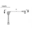 HITACHI 134279 - Kit de câbles d'allumage