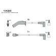 HITACHI 134285 - Kit de câbles d'allumage