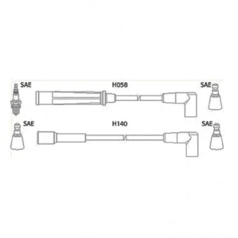 Kit de câbles d'allumage HITACHI OEM 7700742835