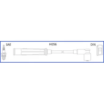 HITACHI 134467 - Kit de câbles d'allumage