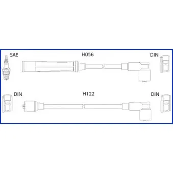 Kit de câbles d'allumage HITACHI OEM 321998031