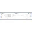 HITACHI 134497 - Kit de câbles d'allumage