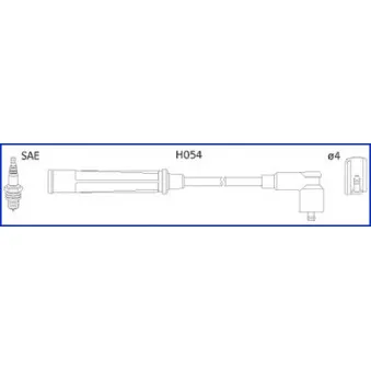 HITACHI 134676 - Kit de câbles d'allumage