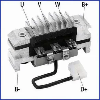 Pont de diodes, alternateur MEAT & DORIA 52033