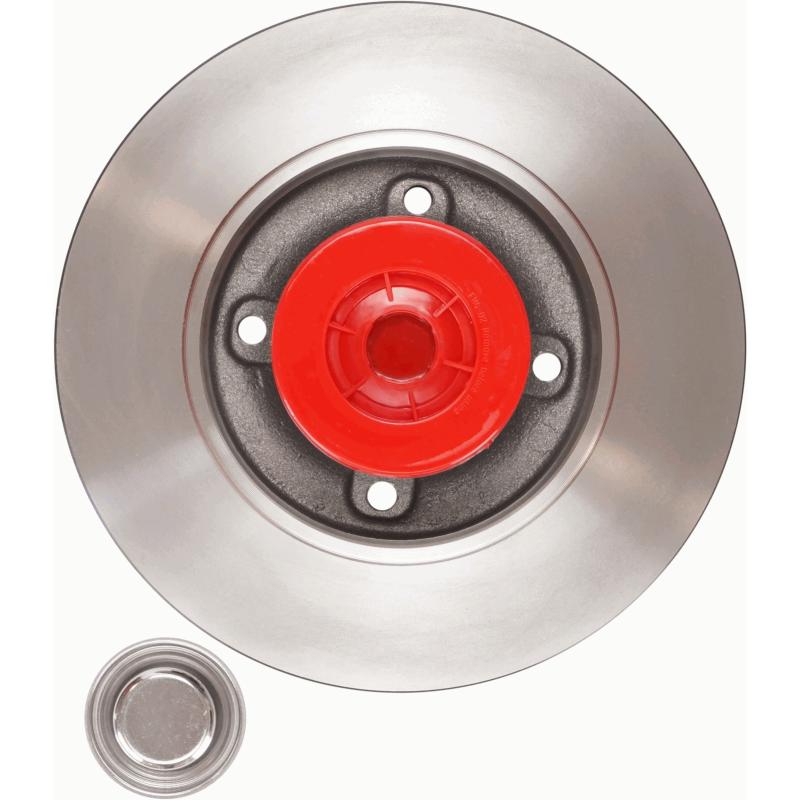 Jeu de 2 disques de frein arrière TRW DF2059BS - Visuel 1