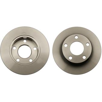 Jeu de 2 disques de frein arrière TRW DF4026 pour AUDI Q7 1.9 TDI Syncro/4motion - 110cv