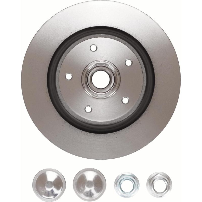 Jeu de 2 disques de frein arrière TRW DF4227BS - Visuel 1