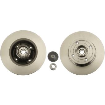 Jeu de 2 disques de frein arrière TRW DF4274BS pour KIA CEED 1.6 - 110cv