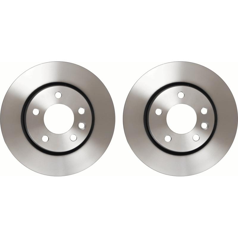 Jeu de 2 disques de frein arrière TRW DF4312 - Visuel 1
