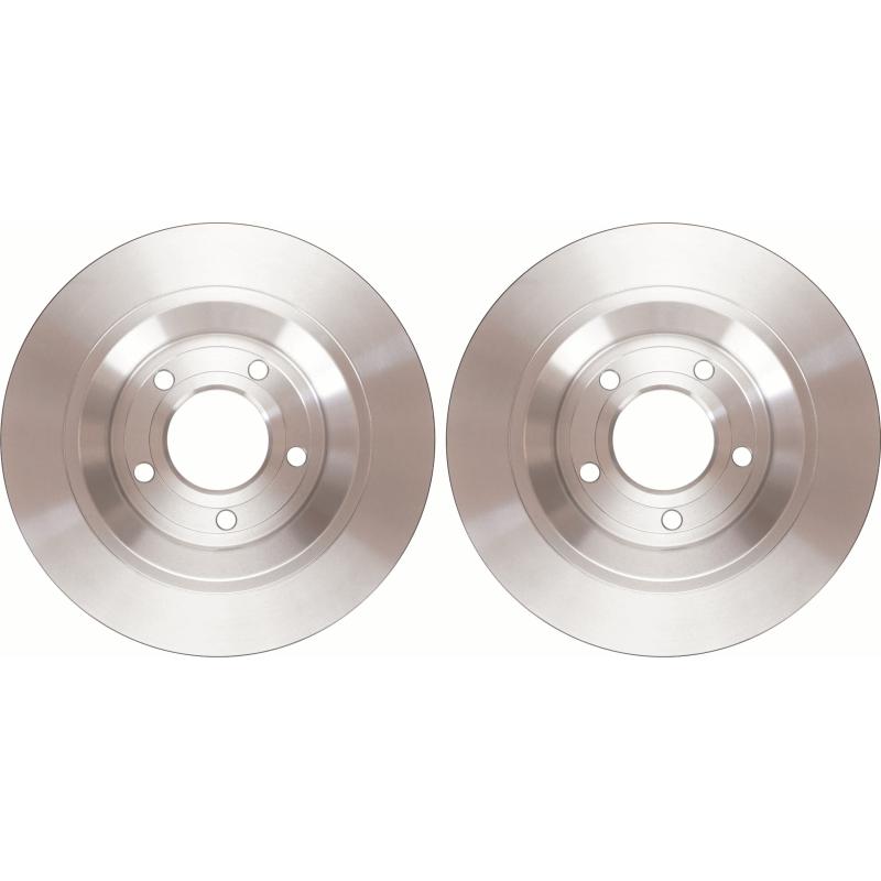 Jeu de 2 disques de frein arrière TRW DF4468 - Visuel 2