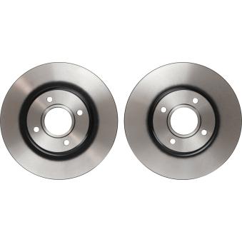 Jeu de 2 disques de frein avant TRW DF6509 pour MINI MINI 1.4 LPG - 90cv