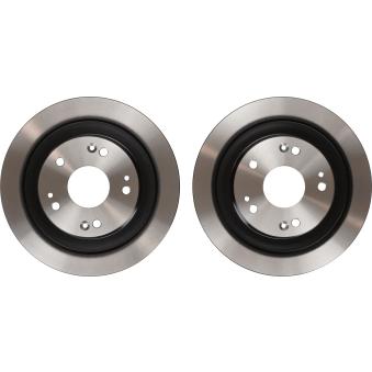 Jeu de 2 disques de frein arrière TRW DF6526 pour HONDA CIVIC 1.6 i-DTEC - 120cv