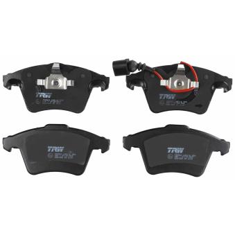Jeu de 4 plaquettes de frein avant TRW [GDB1555]