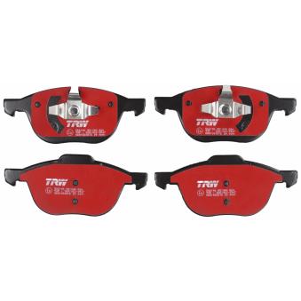 Jeu de 4 plaquettes de frein avant TRW GDB1583DTE pour SUZUKI BALENO 1.6 EcoBoost - 182cv